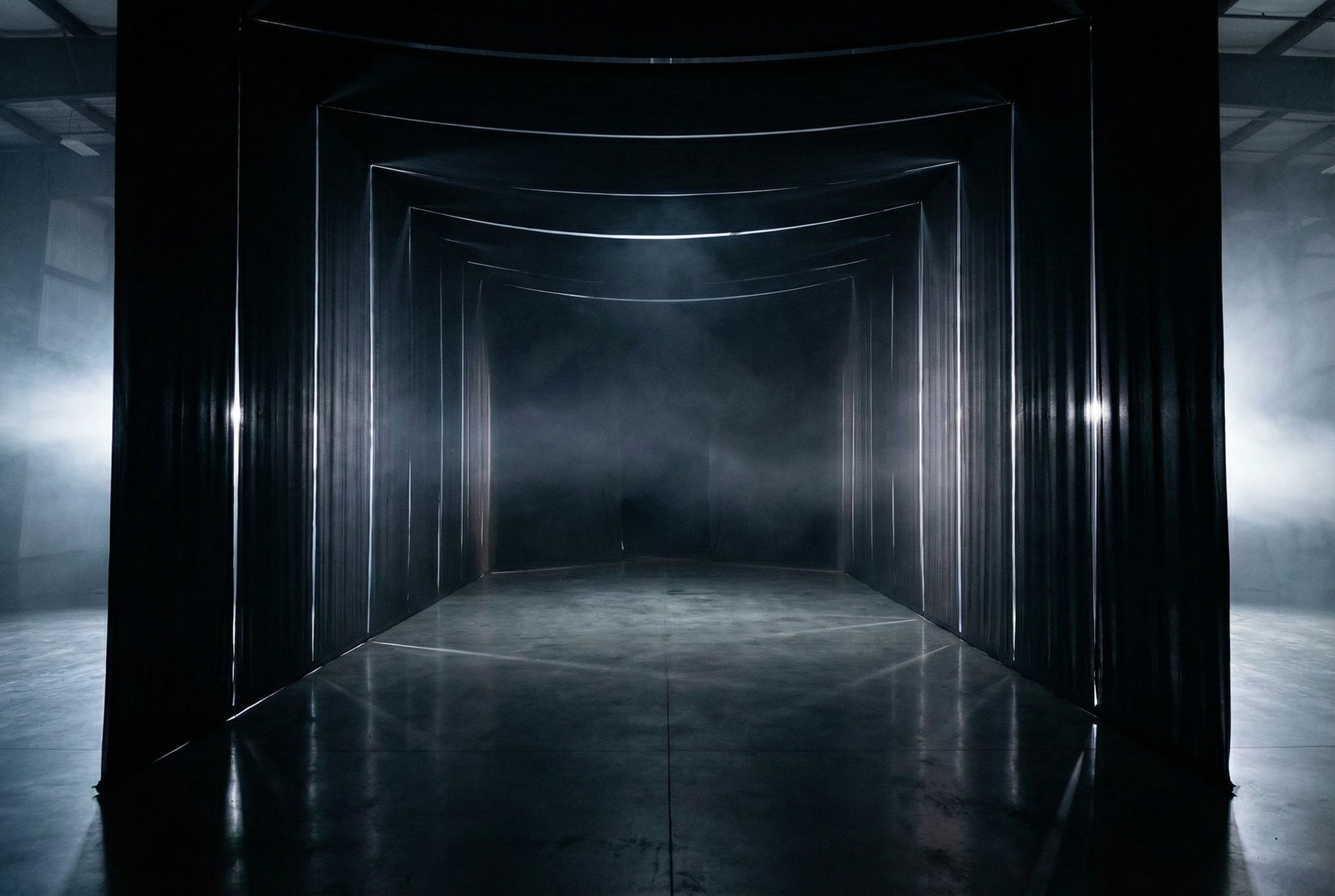 Automotive Reveal — Private Hangar Environment — spatial environments execution environment