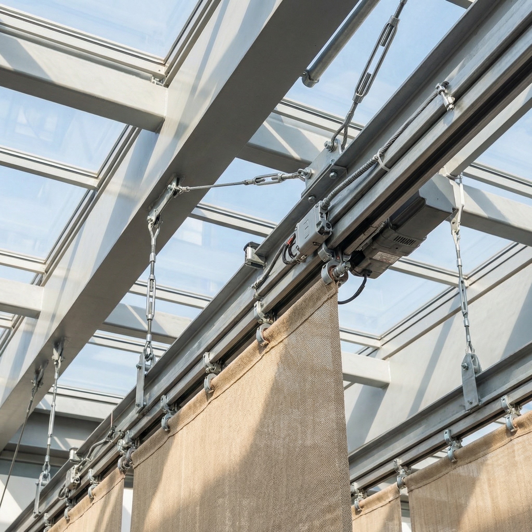 Corporate Atrium — Kinetic Textile Installation — installation execution environment