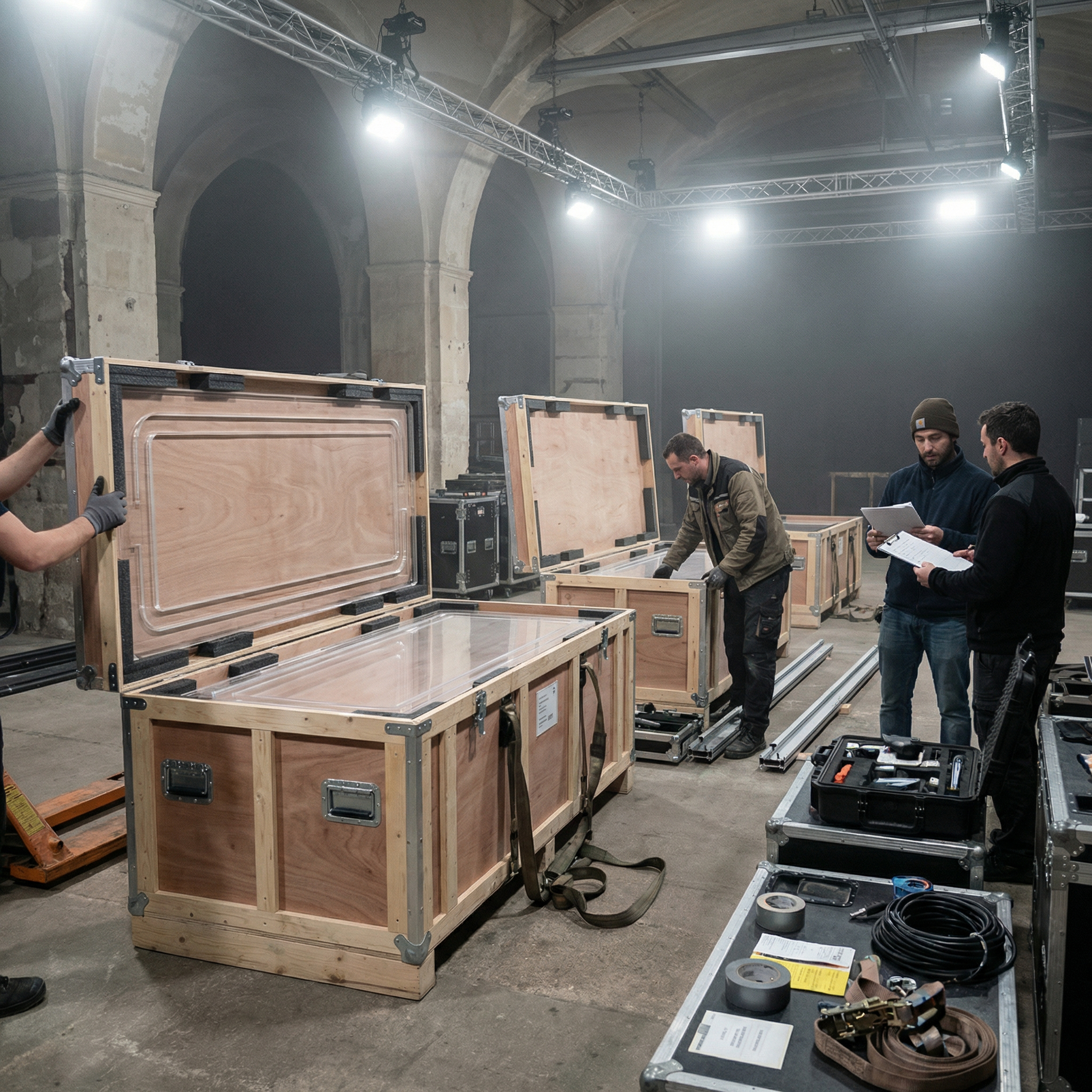 Kinetic Runway Environment — Paris Fashion Week — kinetic environments execution environment