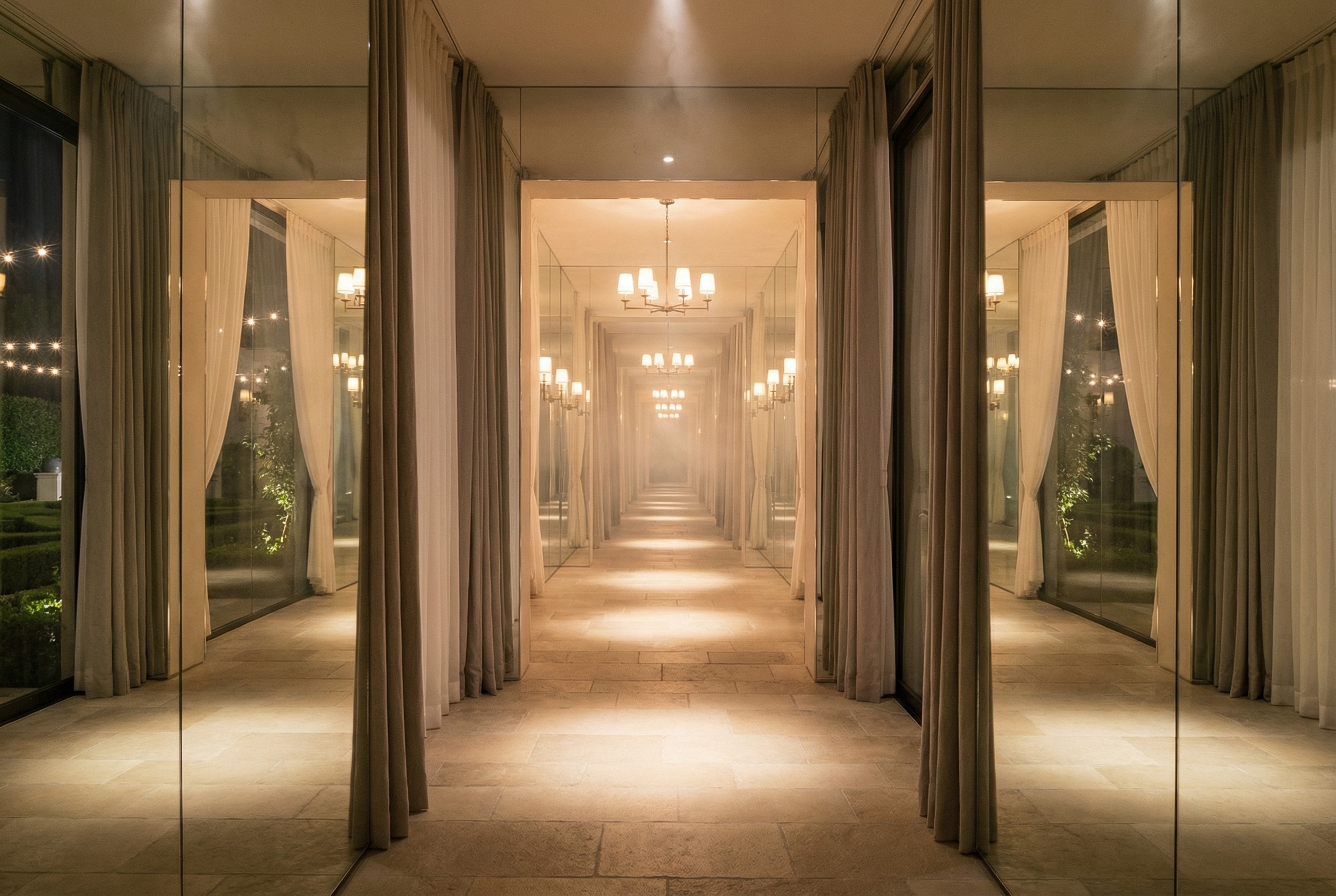 Private Estate Gala — Scenic Transformation — scenic design execution environment