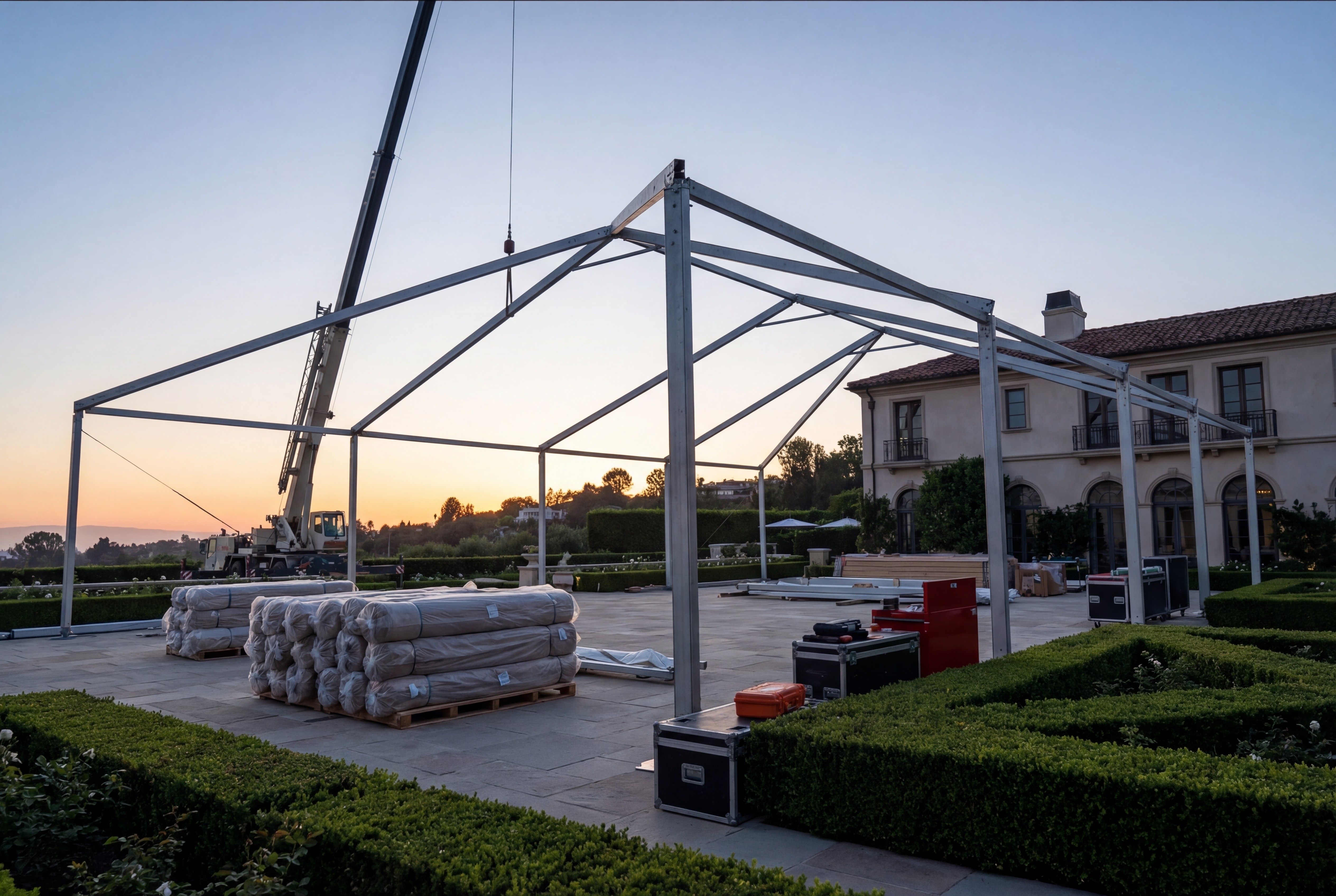 Private Estate Gala — Scenic Transformation — scenic design execution environment