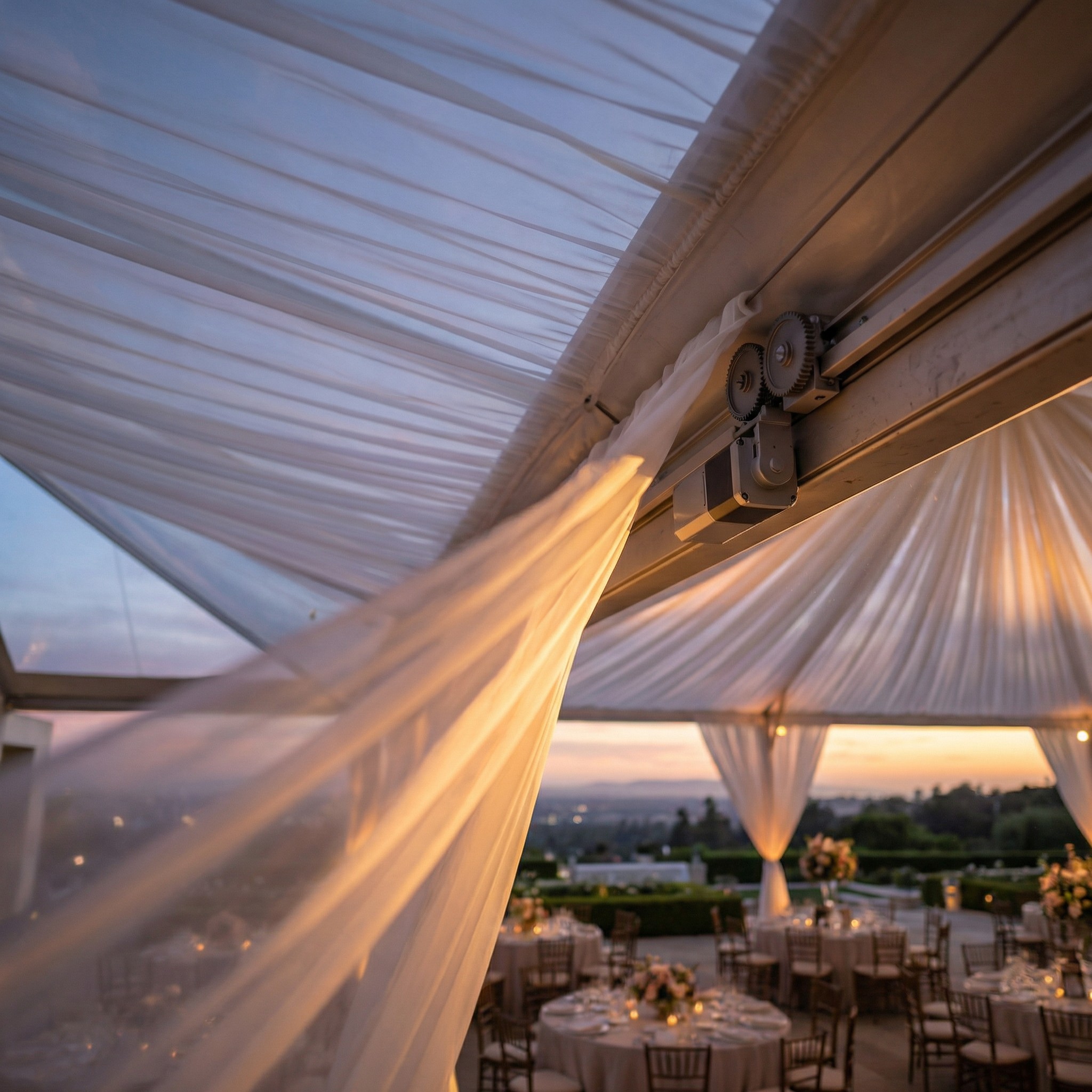 Private Estate Gala — Scenic Transformation — scenic design execution environment