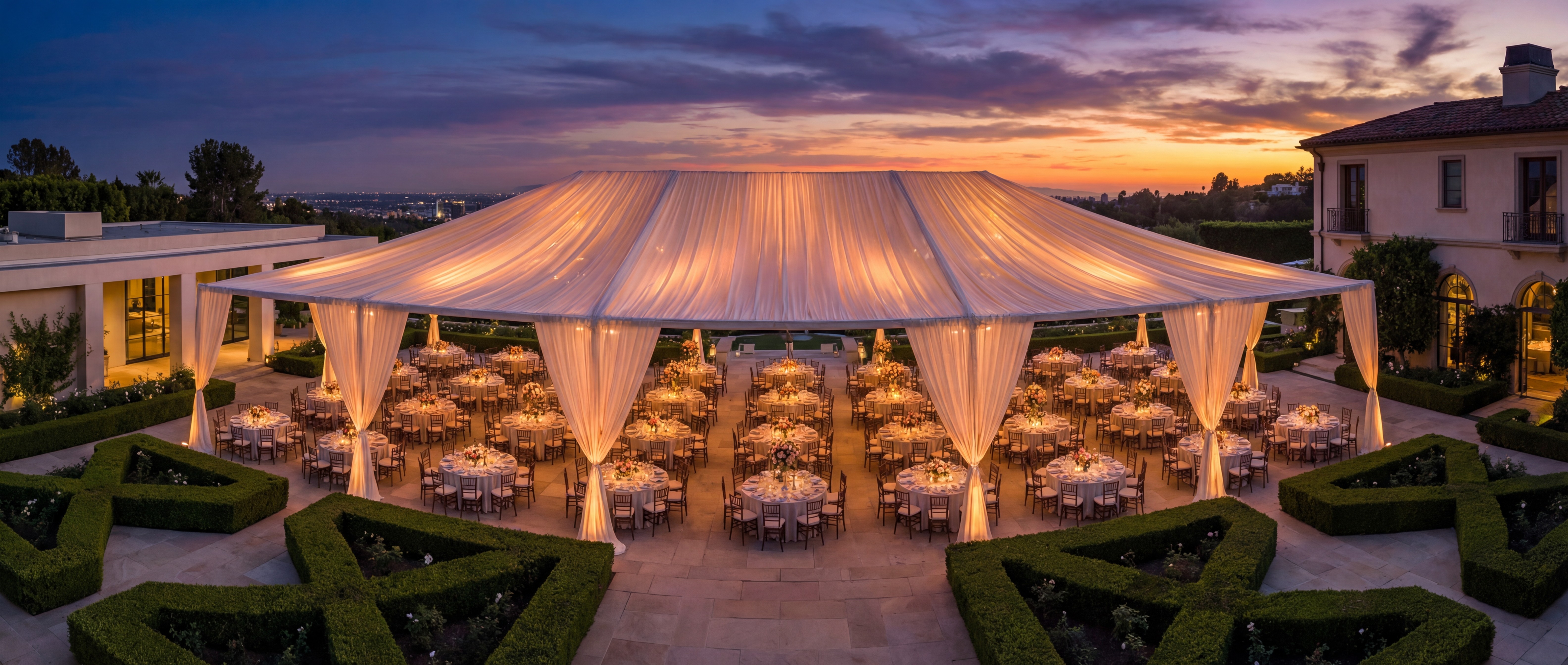 Private Estate Gala — Scenic Transformation — Overview