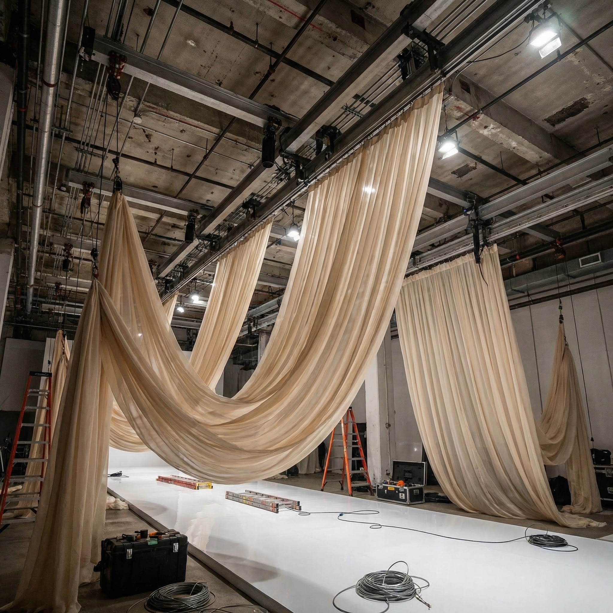 Runway Environment — Fashion Week — scenic design execution environment