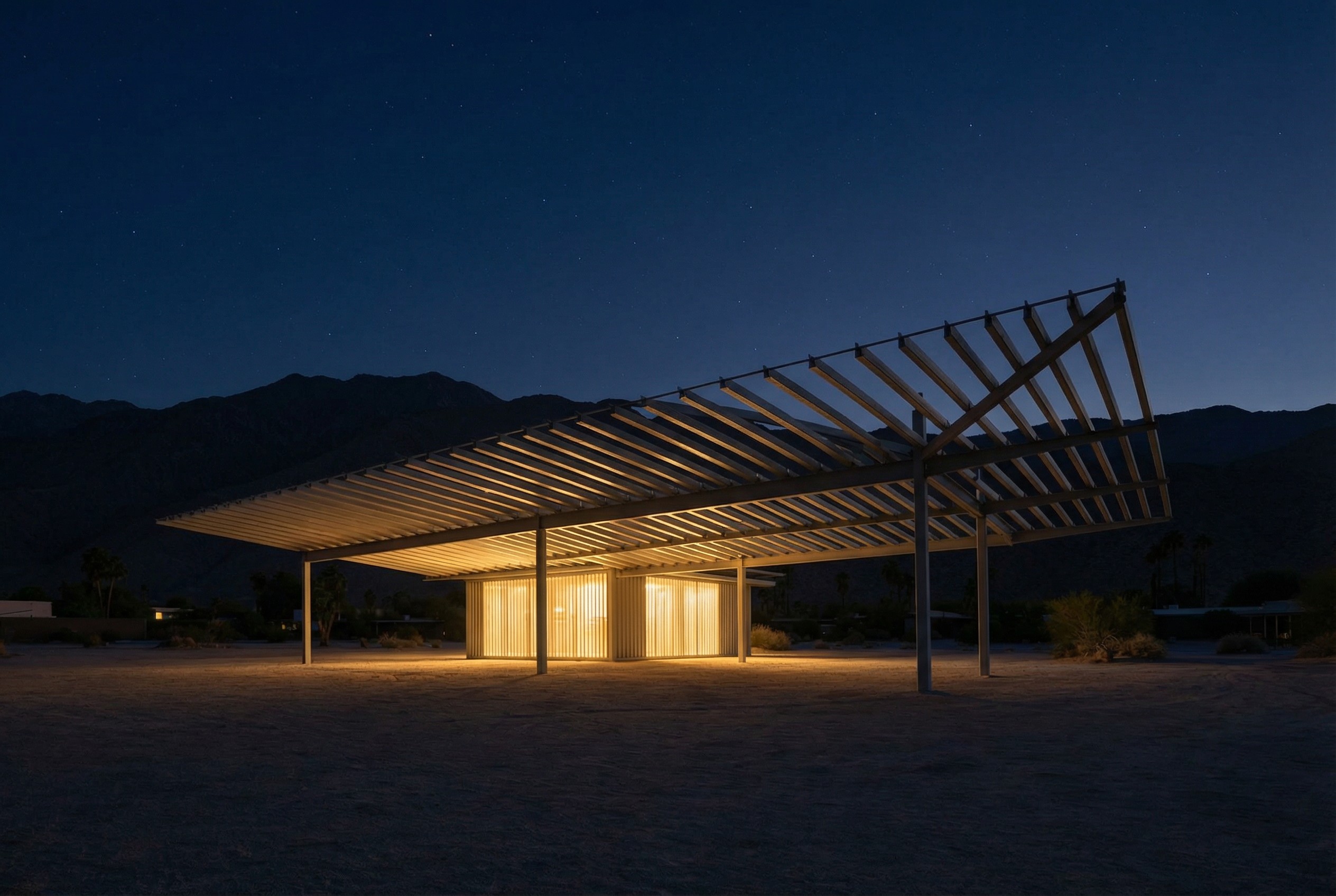 Sculptural Pavilion — Kinetic Light Installation — installation execution environment