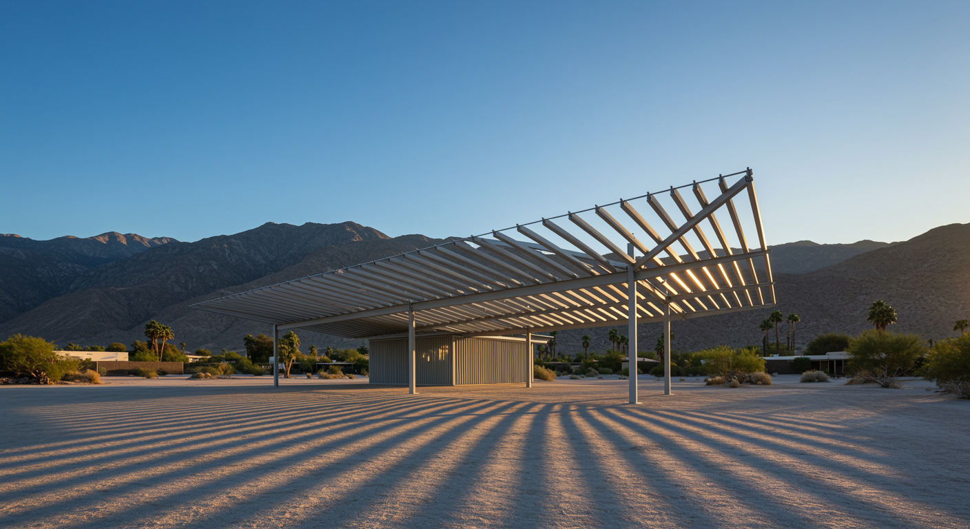 Sculptural Pavilion — Kinetic Light Installation — Overview